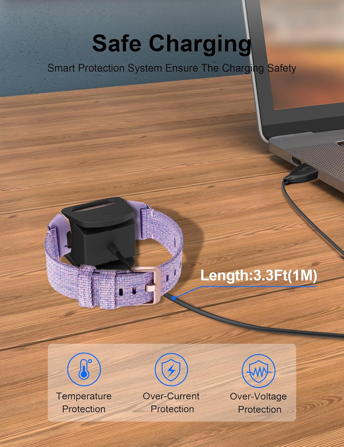 Chargeur Fitbit Charge 3