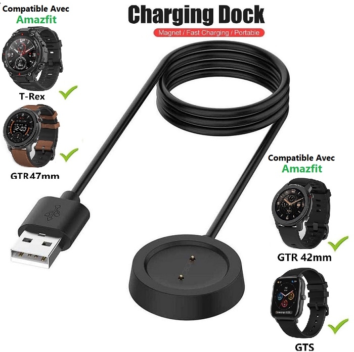 Chargeur pour Amazfit T-Rex Pro