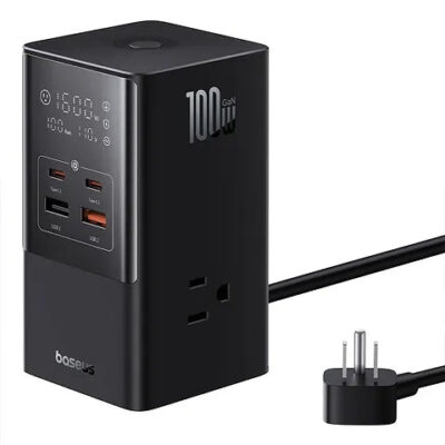 Multiprise Baseus PowerCombo 6-en-1 avec Charge Rapide 100W