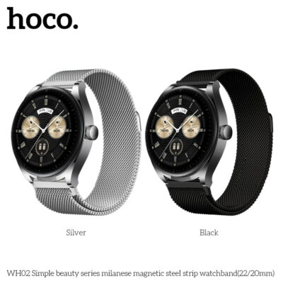 WH02 Simple beauty series milanese magnetic steel strip watchband