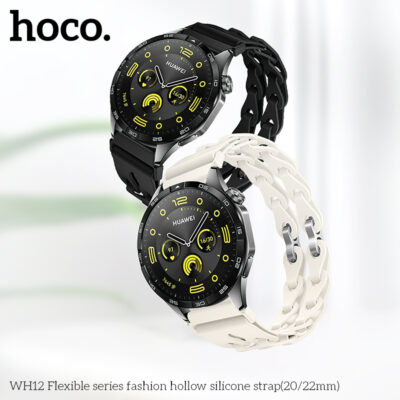 WH12 Flexible series fashion hollow silicone strap