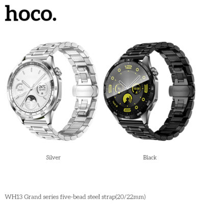 WH13 Grand series five-bead steel strap