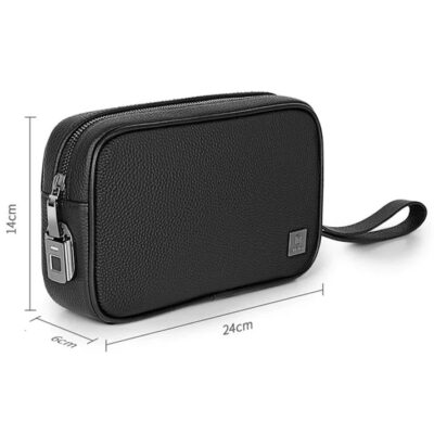 WIWU Master Pouch en Cuir avec Empreinte Digitale – Pro