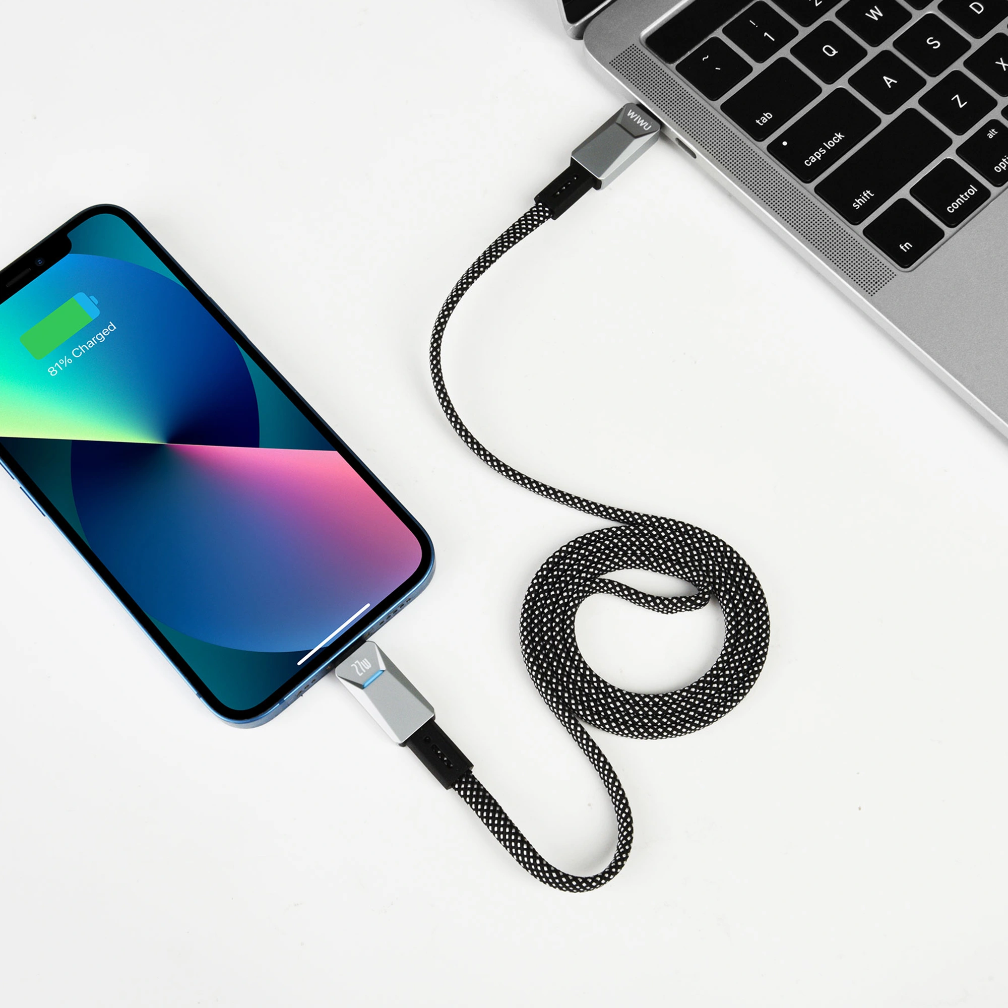 Câble Magnétique WiWU Cyberlink USB-C vers Lightning 27W (1m) – Image 5