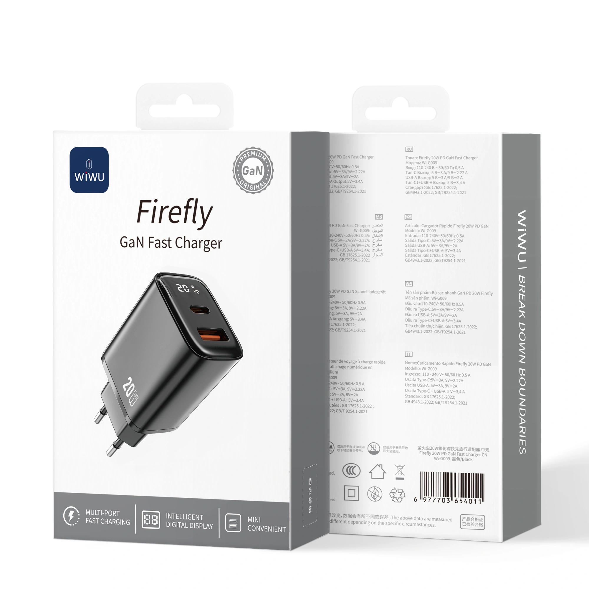 Chargeur Rapide WiWU Firefly 20W – Wi-G009 – Image 3